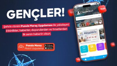 Büyükşehir Belediyesinin gençlere yönelik geliştirdiği Pusula Maraş uygulaması, 
113 bin