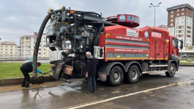 Sağanak yağışın etkili olduğu bölgelerde altyapı hatlarında oluşan risklere karşı