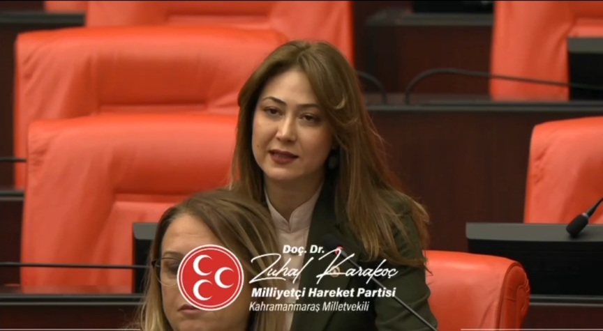 K.Maraş Mv. Zuhal Karakoç TBMM'de deprem sonrasındaki süreçte K.Maraşlı çiftçilere