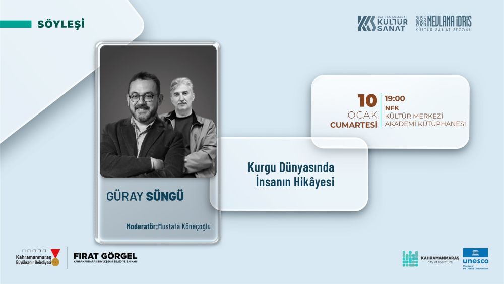Büyükşehir Belediyesi, 10 Ocak Cumartesi günü “Kurgu Dünyasında İnsanın Hikâyesi”