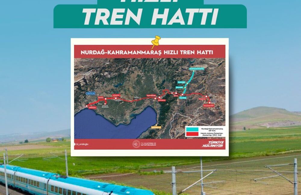 Ulaştırma ve Altyapı Bakanı Abdulkadir Uraloğlu, Gaziantep’in Nurdağı ilçesinden
Kahramanmaraş’a uzanan