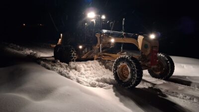 Büyükşehir Belediyesi, ilçelerde ve kırsal bölgelerde etkili olan kar yağışının