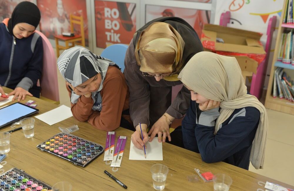 UNESCO tescilli "Edebiyat Şehri" Kahramanmaraş’ta 62. Kütüphane Haftası kutlamaları, çocukların