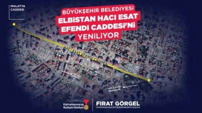 Kahramanmaraş Büyükşehir Belediyesi, Elbistan’ın en kritik ulaşım akslarından biri olan