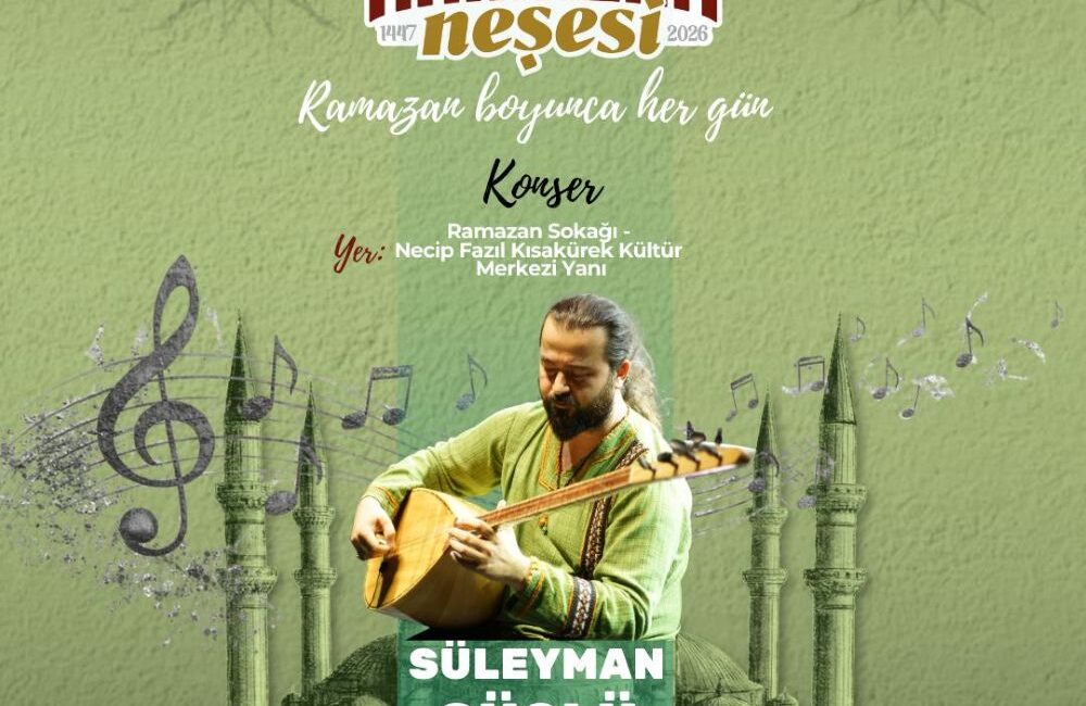 Büyükşehir Belediyesinin Ramazan etkinlikleri, 6 Mart Cuma günü Ramazan
Sokağı’nda düzenlenecek