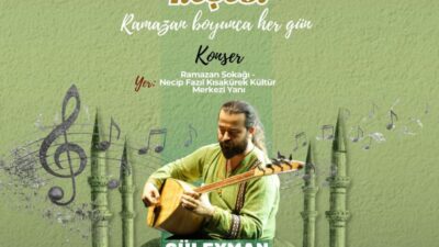 Büyükşehir Belediyesinin Ramazan etkinlikleri, 6 Mart Cuma günü Ramazan
Sokağı’nda düzenlenecek