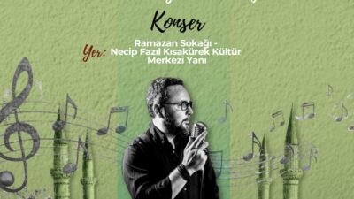 Kahramanmaraş Büyükşehir Belediyesinin Ramazan etkinlikleri, 1 Mart Pazar akşamı özel