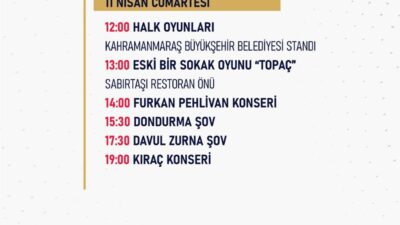 İstanbul Atatürk Havalimanı Millet Bahçesi’nde düzenlenen "Kahramanmaraş Tanıtım Günleri", üçüncü