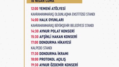 İstanbul Atatürk Havalimanı Millet Bahçesi’nde kapılarını açan "Kahramanmaraş Tanıtım Günleri",