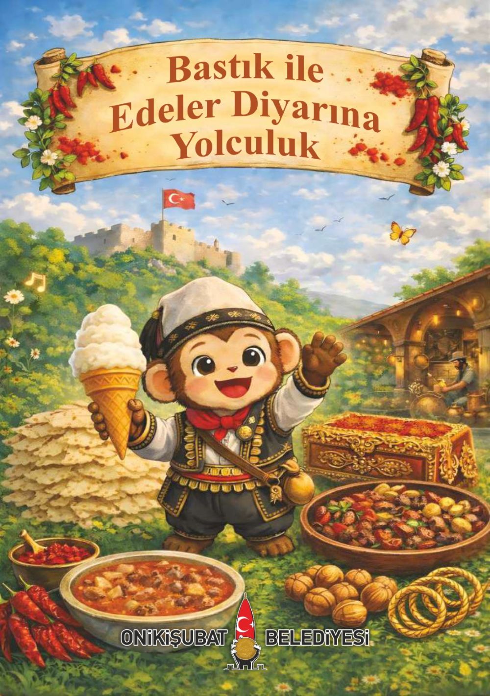 Onikişubat Belediyesi Şehit Hakan Akdere Gündüz Bakımevi öğrencileri, Kütüphaneler Haftası