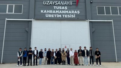 Büyükşehir Belediyesi’nin gençlik markası Pusula Maraş tarafından düzenlenen teknik gezide