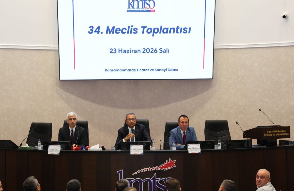 KMTSO'nun 34. Meclis Toplantısı'nda konuşan Başkan Mustafa Buluntu; 1 milyon