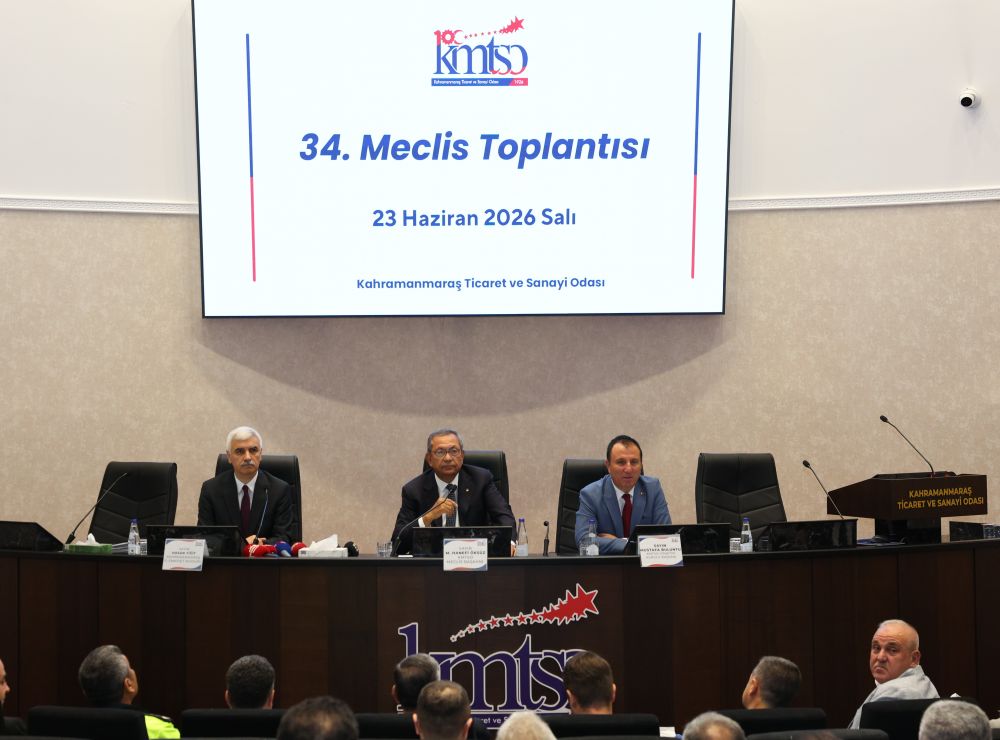 KMTSO'nun 34. Meclis Toplantısı'nda konuşan Başkan Mustafa Buluntu; 1 milyon