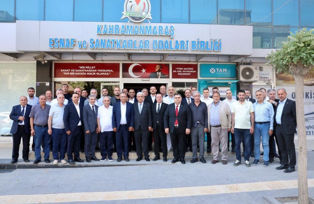 Kahramanmaraş Ticaret ve Sanayi Odası (KMTSO) heyeti, mayıs ayında
gerçekleştirilen seçimlerde