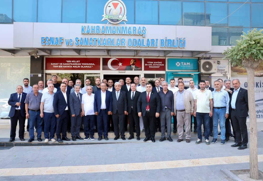 Kahramanmaraş Ticaret ve Sanayi Odası (KMTSO) heyeti, mayıs ayında
gerçekleştirilen seçimlerde