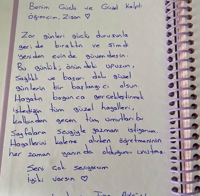Ayser Çalık Ortaokulu'nda yaşanan elim olayın ardından yoğun bakım sürecini
