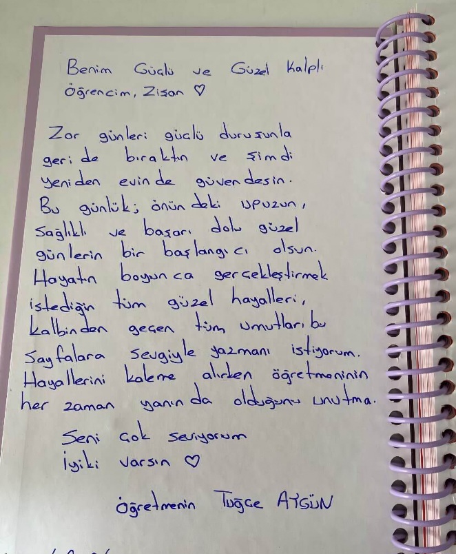 Ayser Çalık Ortaokulu'nda yaşanan elim olayın ardından yoğun bakım sürecini
