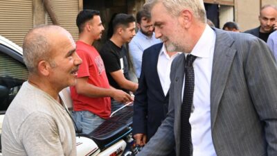 Menderes Mahallesi'ndeki altyapı ve asfalt çalışmalarını inceleyen Başkan Görgel, şehrin