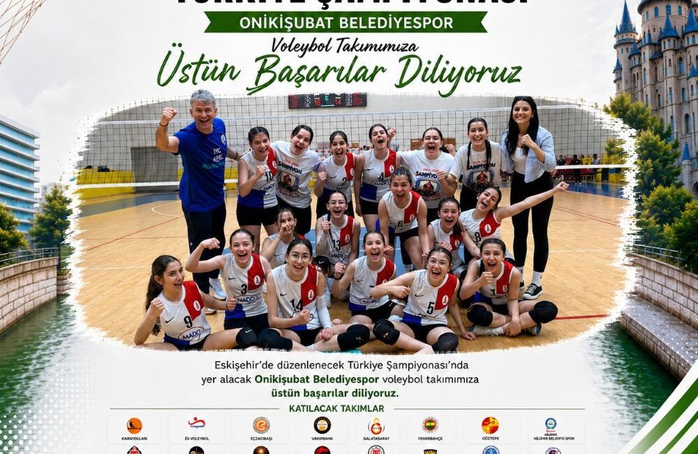 Kahramanmaraş’ta voleybolun yükselen gücü Onikişubat Belediye Spor, Efeler Ligi’ne yükselme