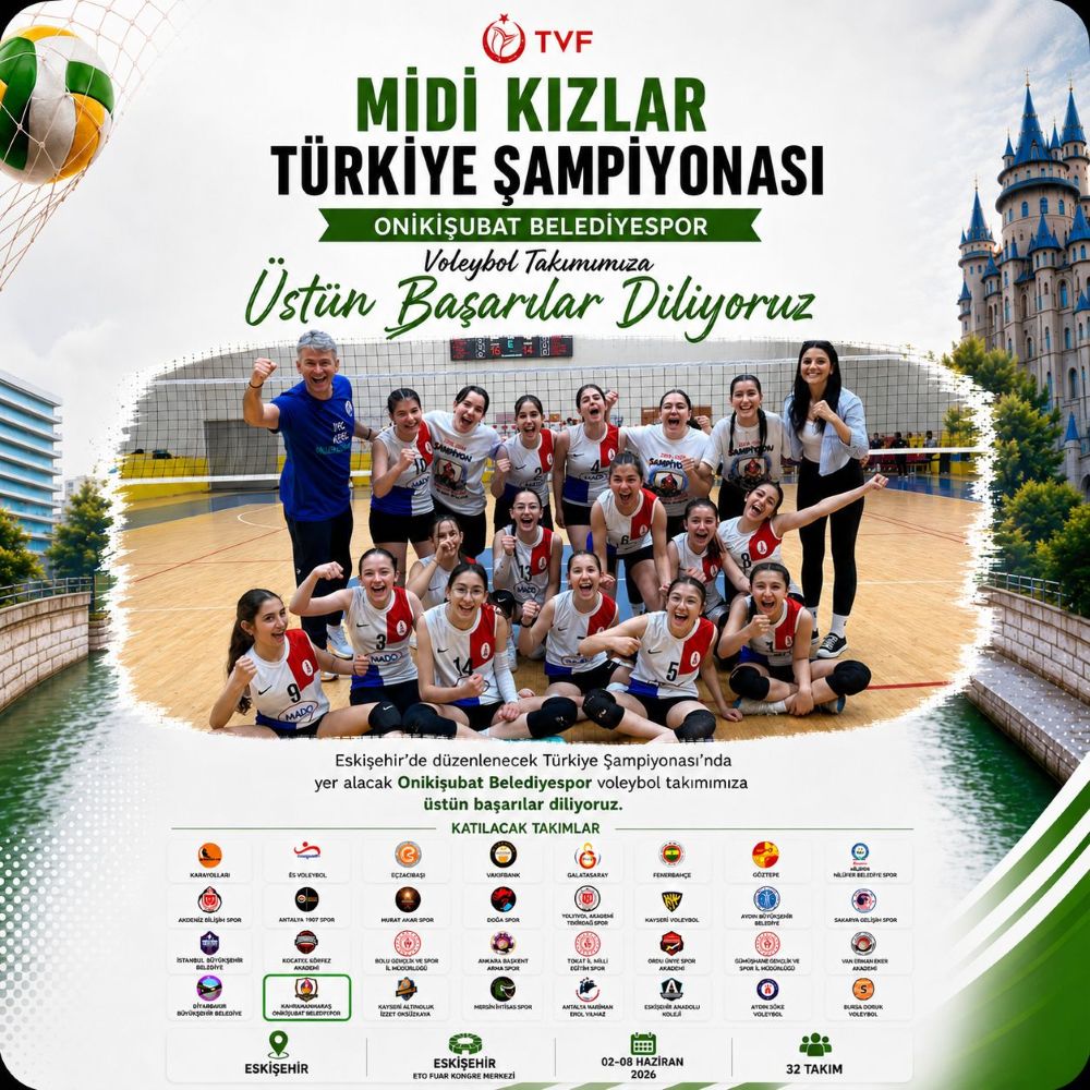 Kahramanmaraş’ta voleybolun yükselen gücü Onikişubat Belediye Spor, Efeler Ligi’ne yükselme