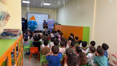 KASKİ maskotu Mavi, çocuklara suyun önemini ve her damlanın değerini