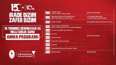 Kahramanmaraş'ta 15 Temmuz Demokrasi ve Milli Birlik Günü'nün 10'uncu yıl