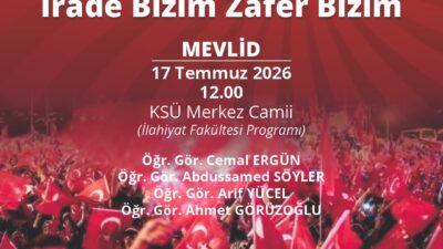 ​Kahramanmaraş Sütçü İmam Üniversitesi (KSÜ), 15 Temmuz Demokrasi ve Millî