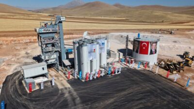 Şehrin kuzey bölgesindeki üstyapı hamlesini güçlendirecek tesis; saatte 350 ton