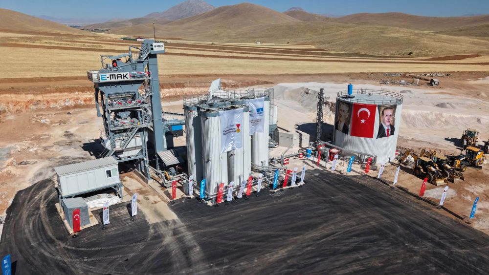 Şehrin kuzey bölgesindeki üstyapı hamlesini güçlendirecek tesis; saatte 350 ton