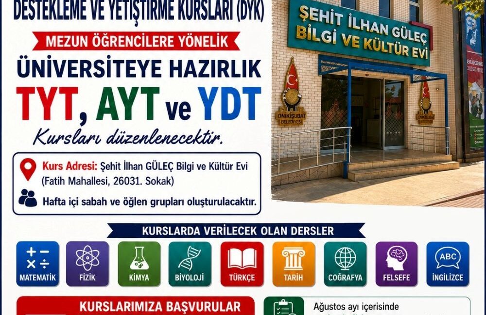 Onikişubat Belediyesi, İl ve İlçe Millî Eğitim Müdürlükleri ile Halk