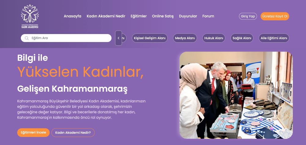 Kahramanmaraş Büyükşehir Belediyesi, KADEM ve Kahramanmaraş İstiklal Bilim ve Teknoloji