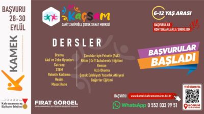 Kahramanmaraş Büyükşehir Belediyesi tarafından Binevler Mahallesi’nde hayata geçirilen 
Cahit Zarifoğlu