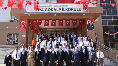 Kahramanmaraş Büyükşehir Belediye Başkanı Fırat Görgel, Dulkadiroğlu Ziya Gökalp İlkokulu’nda