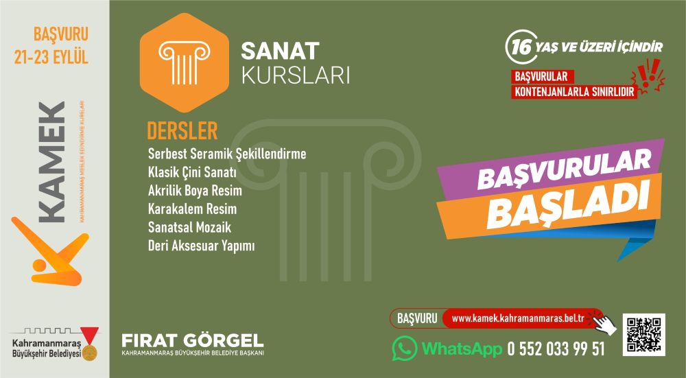 Kişisel gelişimden yapay zekâya, mutfak sanatlarından e-ticarete kadar geniş bir