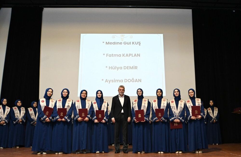 15 Temmuz Şehitler İmam Hatip Ortaokulu’nda İslami İlimler Mezuniyet Programına
katılan