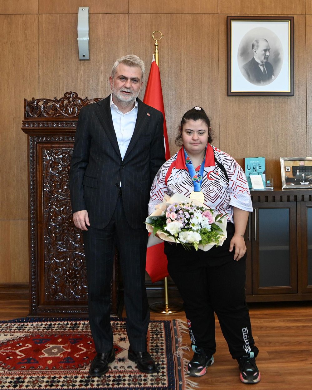 İsveç’te gerçekleştirilen 2026 Judown Judo Dünya Şampiyonası’nda altın madalya
kazanan milli