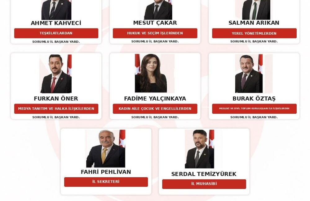 MHP Kahramanmaraş İl Başkanı Mansur Metehan başkanlığında gerçekleştirilen toplantıda, partinin