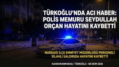 Kahramanmaraş’ın Türkoğlu ilçesinde alacak verecek meselesi nedeniyle çıkan olayda, polis