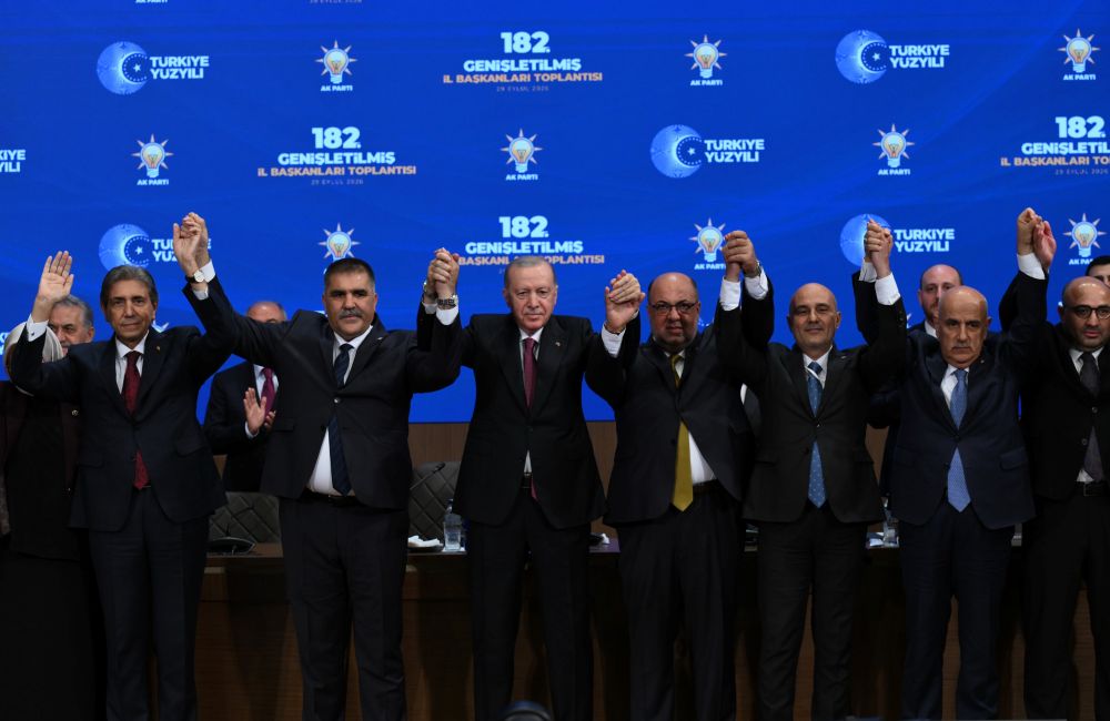 AK Parti 182. Genişletilmiş İl Başkanları Toplantısı’nda Cumhurbaşkaı ve AK