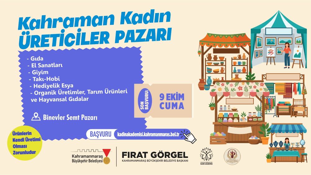 Kahramanmaraş Büyükşehir Belediyesi, kadınların ekonomik hayata katılımını güçlendirmek amacıyla 
Binevler