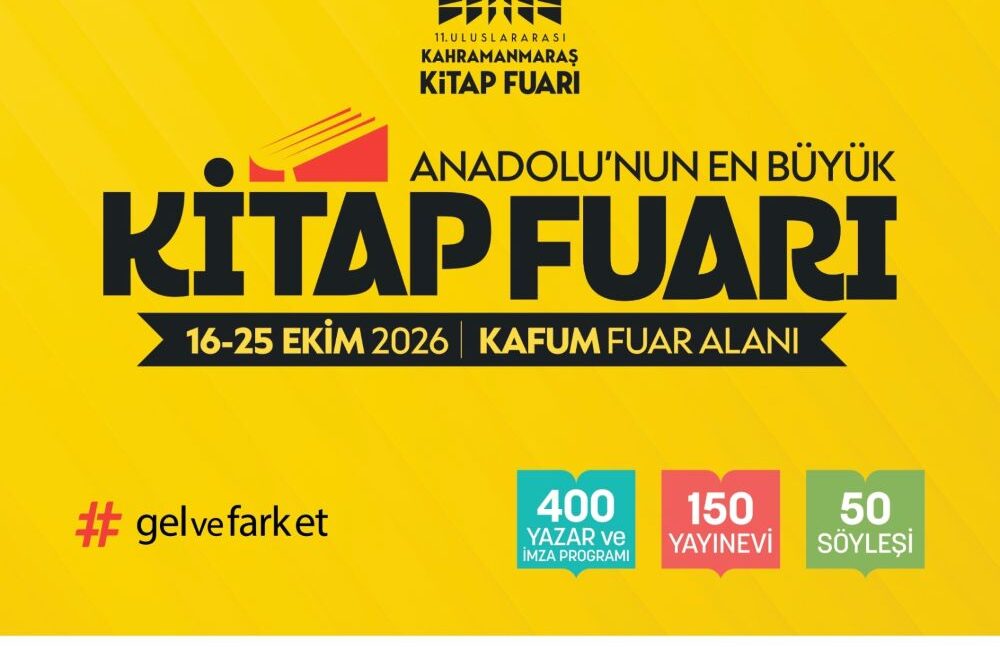 UNESCO Edebiyat Şehri Kahramanmaraş'ta düzenlenecek olan Anadolu’nun en büyük kitap
