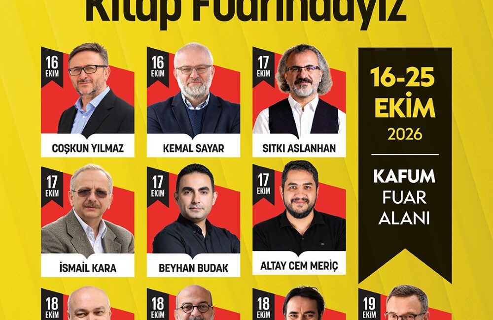 Anadolu’nun en büyük kitap fuarı 400 yazar ve şair, 
150