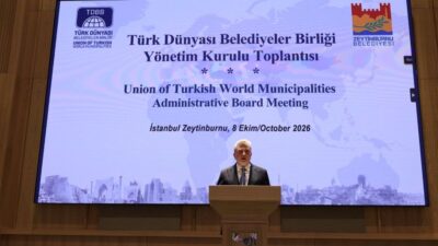 Büyükşehir Belediye Başkanı Fırat Görgel, Türk Dünyası Belediyeler Birliği’nin yeni
başkanı