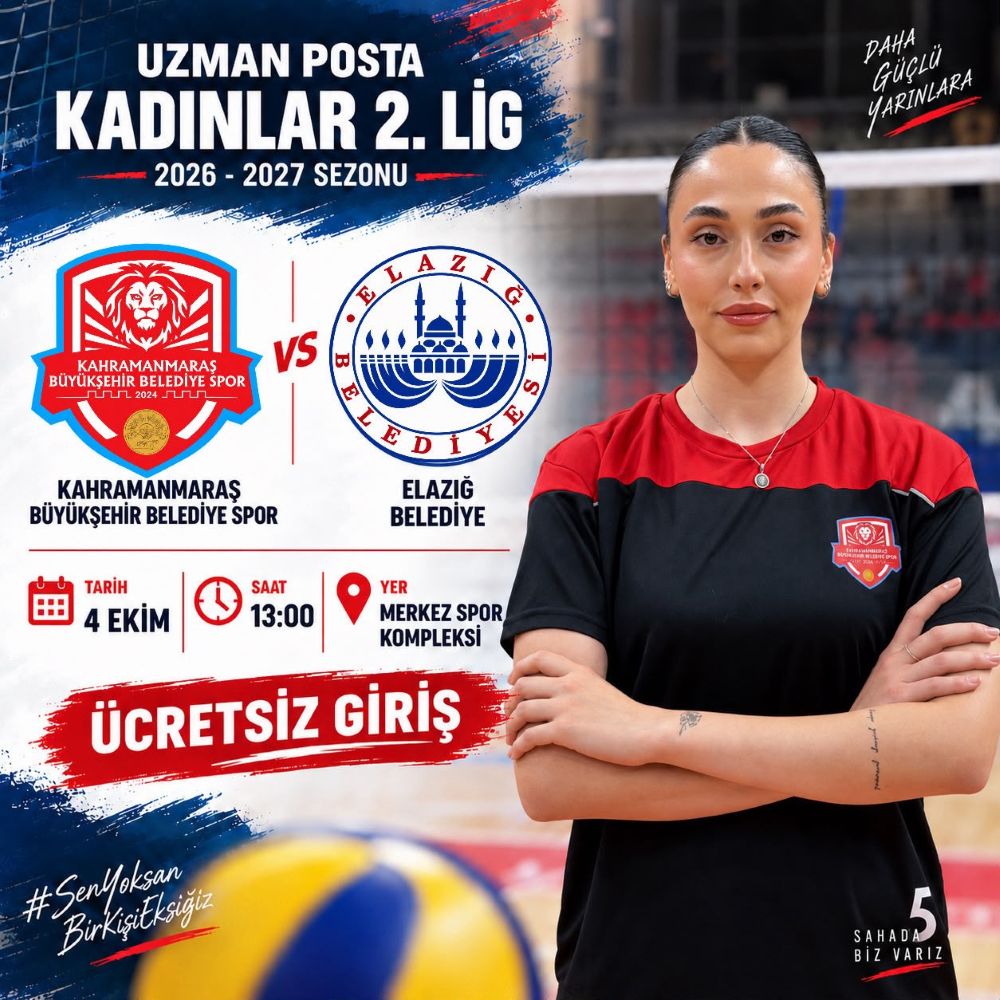 Kahramanmaraş Büyükşehir Belediyesi Kadın Voleybol Takımı, 
TVF Kadınlar 2. Ligi