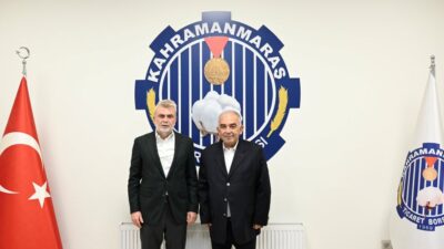 Kahramanmaraş Ticaret Borsası Yönetim Kurulu Başkanlığına yeniden seçilen Mustafa
Narlı’ya hayırlı